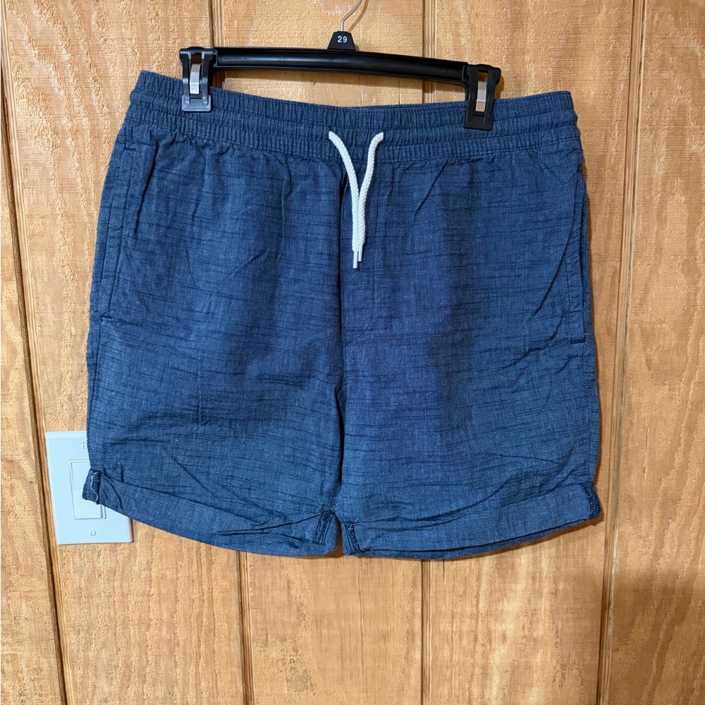 H&M Men’s Blue Casual Drawstring Shorts